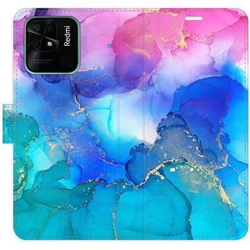 

iSaprio flip pouzdro BluePink Paint pro Xiaomi Redmi 10C
