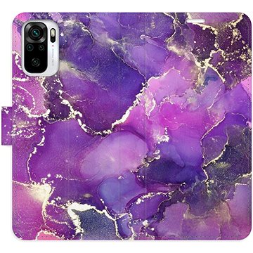 

iSaprio flip pouzdro Purple Marble pro Xiaomi Redmi Note 10 / Note 10S