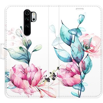 iSaprio flip pouzdro Beautiful Flower pro Xiaomi Redmi Note 8 Pro