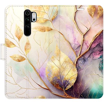 

iSaprio flip pouzdro Gold Leaves 02 pro Xiaomi Redmi Note 8 Pro
