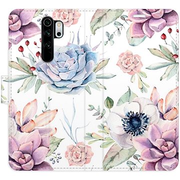 

iSaprio flip pouzdro Succulents Pattern pro Xiaomi Redmi Note 8 Pro