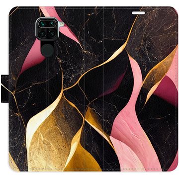 

iSaprio flip pouzdro Gold Pink Marble 02 pro Xiaomi Redmi Note 9