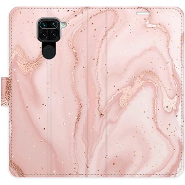 

iSaprio flip pouzdro RoseGold Marble pro Xiaomi Redmi Note 9