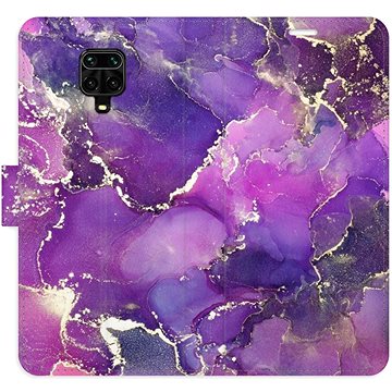 

iSaprio flip pouzdro Purple Marble pro Xiaomi Redmi Note 9 Pro / Note 9S