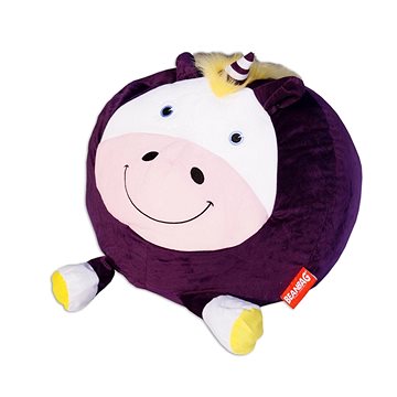 

BeanBag Sedací vak kráva Božka, fialová