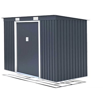 

IWHome Domek zahradní ZEUS 2C 4,72 m2 antracit + podlahová konstrukce ZEUS 2C