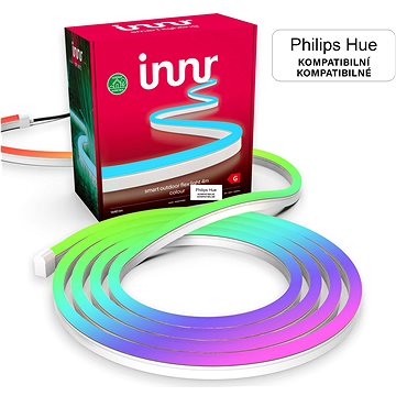 

Innr Chytrý venkovní LED pásek Flex Colour 4m, kompatibilní s Philips Hue, voděodolný