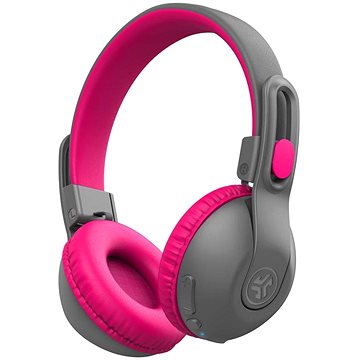 

Jlab JBuddies Studio 2 Kids Wireless Headphones Pink/Gray