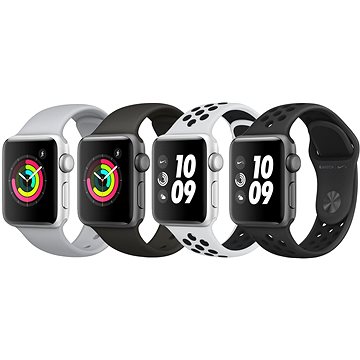 DEMO Apple Watch Series 3 Nike+ 38mm GPS Vesmírně šedý hliník s antracitovým sportovním řemínkem Nik - Chytré hodinky