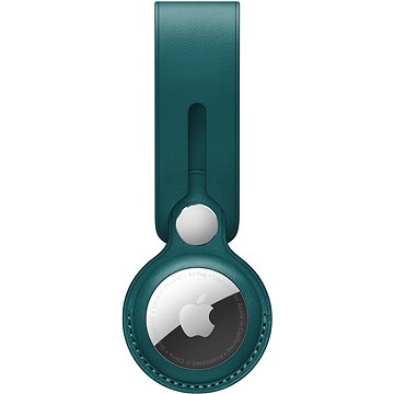 Apple AirTag kožené poutko - piniově zelená - AirTag poutko
