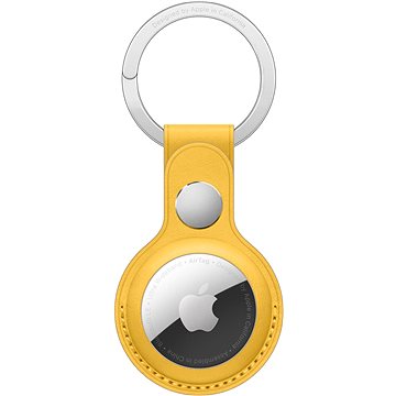 Apple AirTag kožená klíčenka - Meyber Lemon - AirTag klíčenka