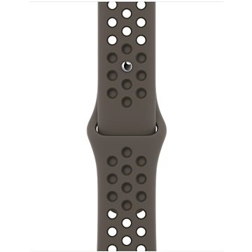 Apple Watch 41mm olivově šedý / cargo khaki sportovní řemínek Nike - Řemínek