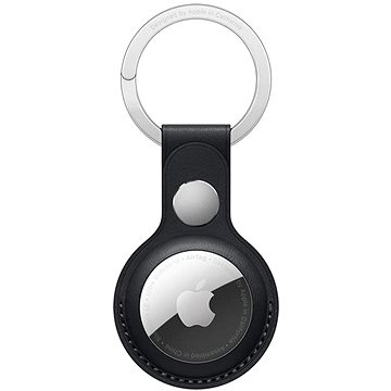 Apple AirTag kožená klíčenka temně inkoustová - AirTag klíčenka