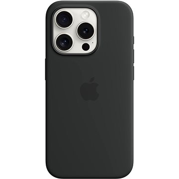 

Apple iPhone 15 Pro Silikonový kryt s MagSafe černý