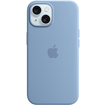 

Apple iPhone 15 Silikonový kryt s MagSafe ledově modrý