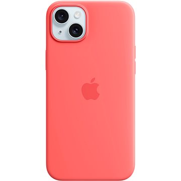 

Apple iPhone 15 Plus Silikonový kryt s MagSafe světle melounový