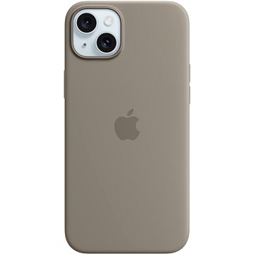 

Apple iPhone 15 Plus Silikonový kryt s MagSafe jílově šedý