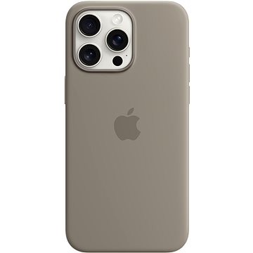 

Apple iPhone 15 Pro Max Silikonový kryt s MagSafe jílově šedý
