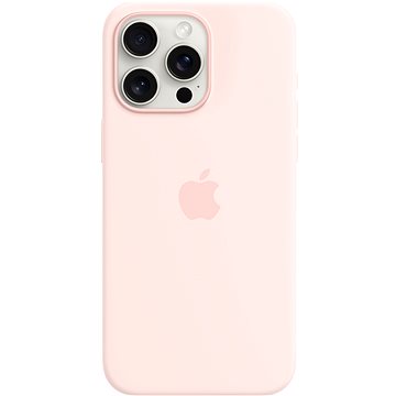 

Apple iPhone 15 Pro Max Silikonový kryt s MagSafe světle růžový