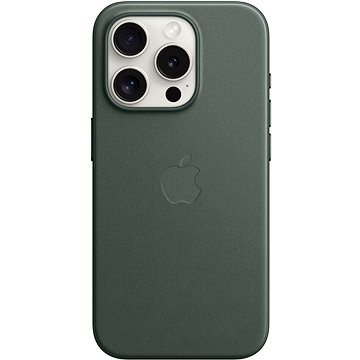 

Apple iPhone 15 Pro Kryt z tkaniny FineWoven s MagSafe listově zelený