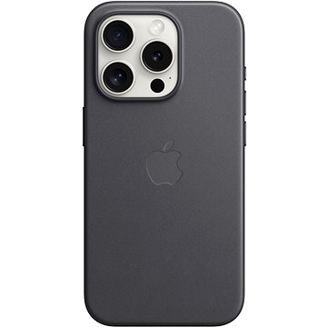 

Apple iPhone 15 Pro Kryt z tkaniny FineWoven s MagSafe černý