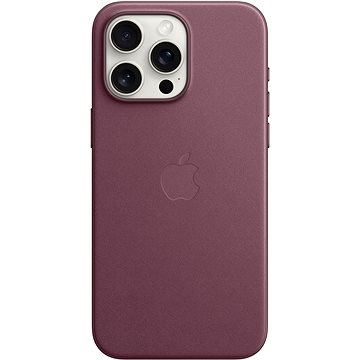 

Apple iPhone 15 Pro Max Kryt z tkaniny FineWoven s MagSafe morušově rudý
