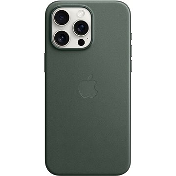 

Apple iPhone 15 Pro Max Kryt z tkaniny FineWoven s MagSafe listově zelený