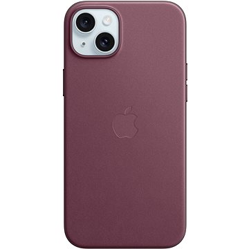 

Apple iPhone 15 Plus z tkaniny FineWoven s MagSafe morušově rudý