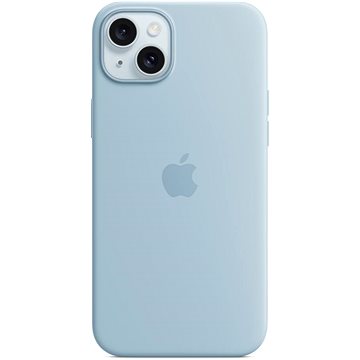 

Apple iPhone 15 Plus Silikonový kryt s MagSafe světle modrý
