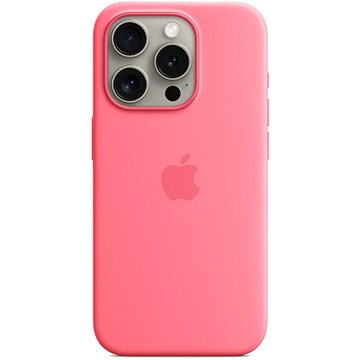 

Apple iPhone 15 Pro Silikonový kryt s MagSafe růžový