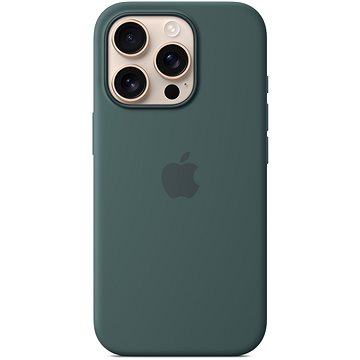 

Apple Silikonový kryt s MagSafe na iPhone 16 Pro jezerně zelený
