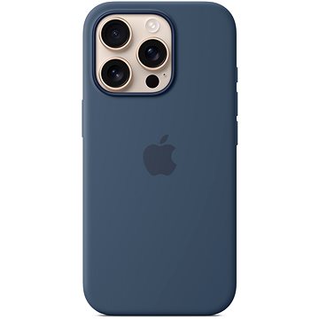 

Apple Silikonový kryt s MagSafe na iPhone 16 Pro denimový