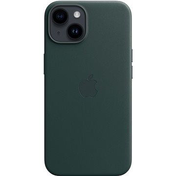 

Apple iPhone 14 Kožený kryt s MagSafe piniově zelený