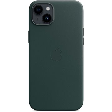 

Apple iPhone 14 Plus Kožený kryt s MagSafe piniově zelený