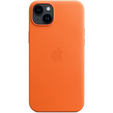 

Apple iPhone 14 Plus Kožený kryt s MagSafe oranžový