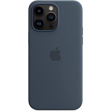 

Apple iPhone 14 Pro Max Silikonový kryt s MagSafe bouřkově modrý