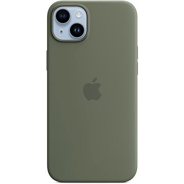 

Apple iPhone 14 Plus Silikonový kryt s MagSafe olivový
