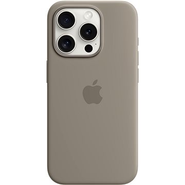 

Apple iPhone 15 Pro Silikonový kryt s MagSafe jílově šedý