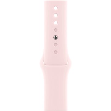 

Apple Watch 45mm světle růžový sportovní řemínek - M/L