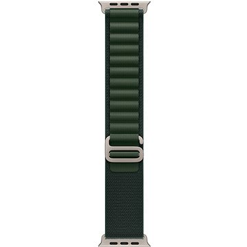 

Apple Watch 49mm tmavě zelený Alpský tah - Large - provedení z přírodního titanu
