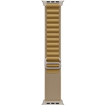 

Apple Watch 49mm žlutohnědý Alpský tah - Medium - provedení z přírodního titanu