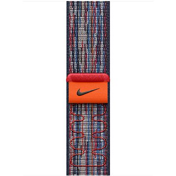 

Apple Watch 42mm modro-červený provlékací sportovní řemínek Nike