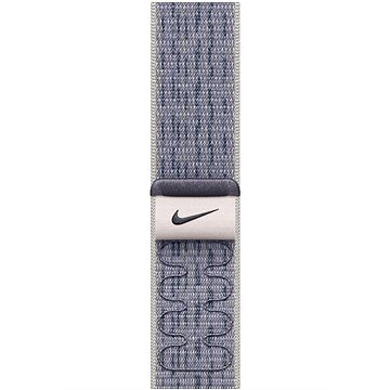 

Apple Watch 46mm šedo-modrý provlékací sportovní řemínek Nike