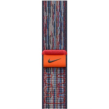

Apple Watch 46mm modro-červený provlékací sportovní řemínek Nike