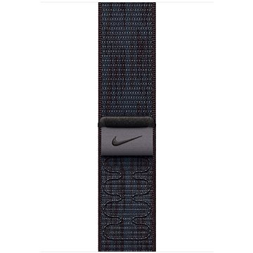

Apple Watch 46mm černo-modrý provlékací sportovní řemínek Nike