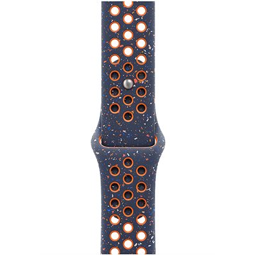 

Apple Watch 46mm Blue Flame sportovní řemínek Nike - S/M