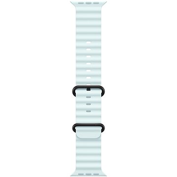 

Apple Watch 49mm ledově modrý Oceánský řemínek - provedení z černého titanu