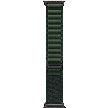 

Apple Watch 49mm tmavě zelený Alpský tah - Medium - provedení z černého titanu