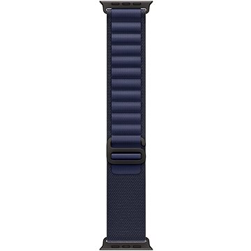 

Apple Watch 49mm námořnicky modrý Alpský tah - Small - provedení z černého titanu