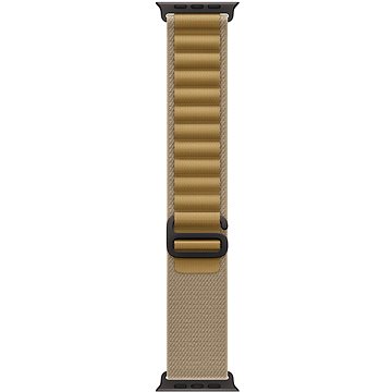 

Apple Watch 49mm žlutohnědý Alpský tah - Large - provedení z černého titanu